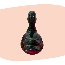 canard décoratif, résine irisée, objet vintage, déco colorée, effet nacré, décoration éclectique, style rétro, petit animal décoratif, pièce unique, collection originale, design lumineux, objet de curiosité, concept store, les filles les meufs, garrigues sainte Eulalie, uzes