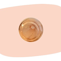 vase conique, verre soufflé, teinte rose ambré, style années 60, design minimaliste, décoration poétique, transparence du verre, silhouette élancée, finition brillante, objet rétro chic, décoration légère, pièce vintage, concept store, les filles les meufs, garrigues sainte Eulalie, uzes